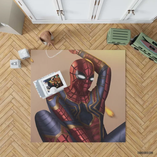 Spectacular Spider-Man Marvel Heroic Feats Comic Rug