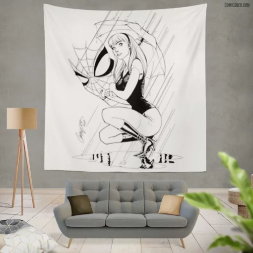 Spectacular Spider-Man Marvel Triumph Comic Wall Tapestry