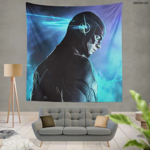 Speedster Legacy DC Flash Chronicles Comic Wall Tapestry