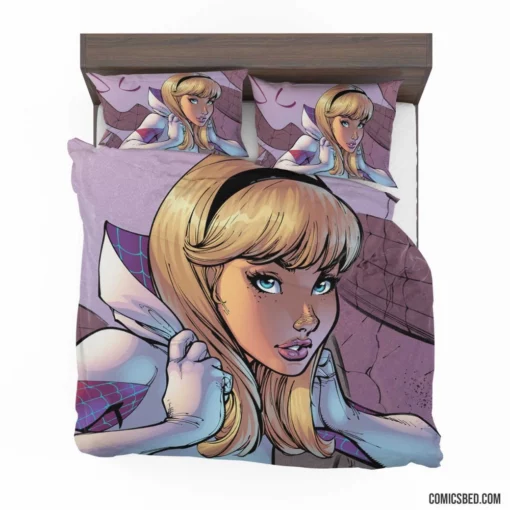 Spider-Gwen Arachnid Adventures Comic Bedding Set 1