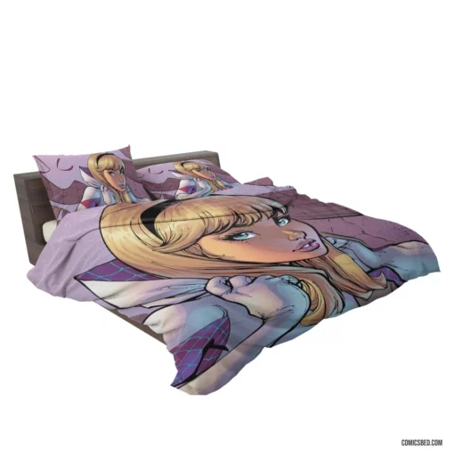 Spider-Gwen Arachnid Adventures Comic Bedding Set 2