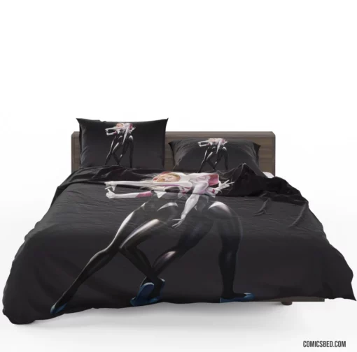 Spider-Gwen Blonde Marvel Arachnid Hero Comic Bedding Set