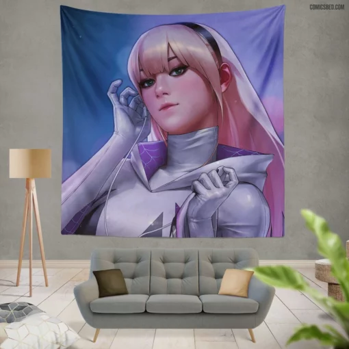 Spider-Gwen Chronicles Alt-Universe Heroine Comic Wall Tapestry