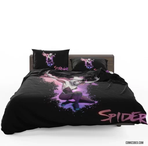 Spider-Gwen Chronicles Arachnid Adventures Comic Bedding Set