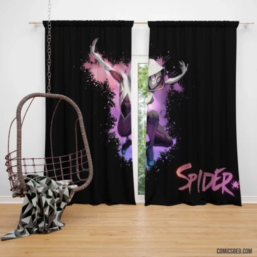 Spider-Gwen Chronicles Arachnid Adventures Comic Curtain