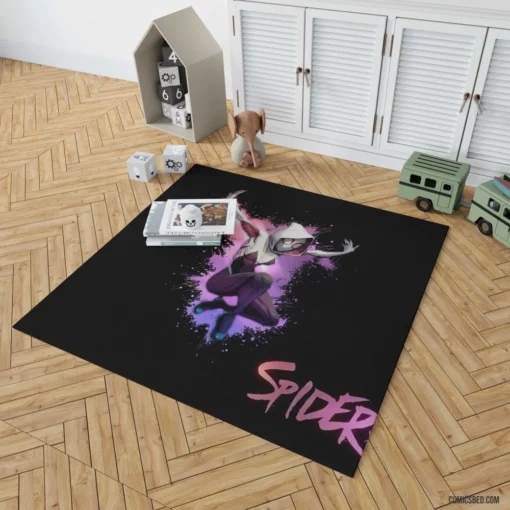 Spider-Gwen Chronicles Arachnid Adventures Comic Rug 1