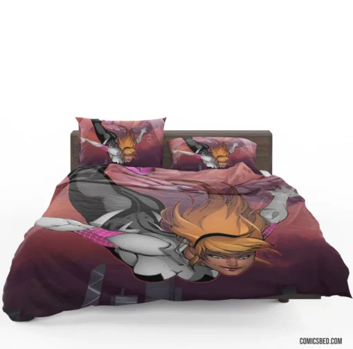 Spider-Gwen Chronicles Dynamic Arachnid Comic Bedding Set