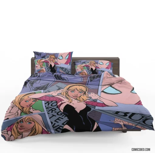 Spider-Gwen Chronicles Multiverse Heroine Comic Bedding Set