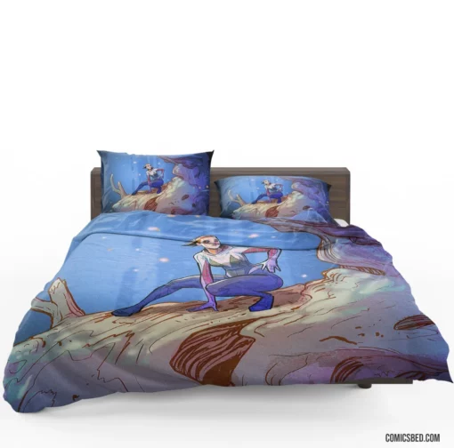 Spider-Gwen Chronicles Rock n Roll Hero Comic Bedding Set