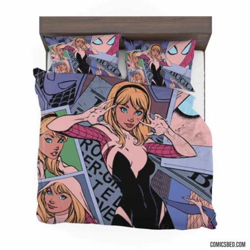 Spider-Gwen Chronicles Web-Slinger Tale Comic Bedding Set 1