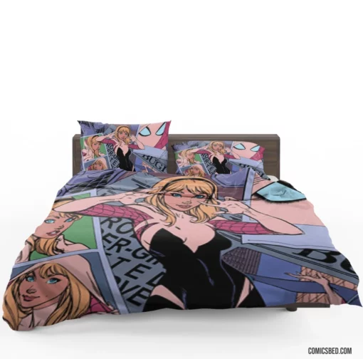 Spider-Gwen Chronicles Web-Slinger Tale Comic Bedding Set