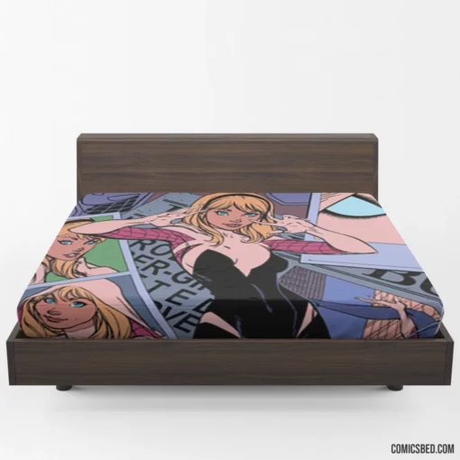 Spider-Gwen Chronicles Web-Slinger Tale Comic Fitted Sheet