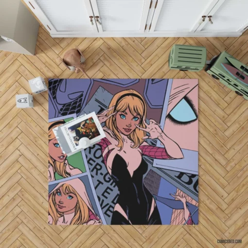 Spider-Gwen Chronicles Web-Slinger Tale Comic Rug