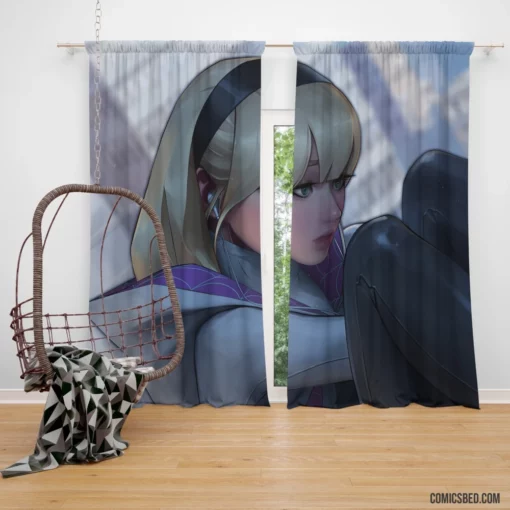 Spider-Gwen Gwen Stacy Adventures Comic Curtain