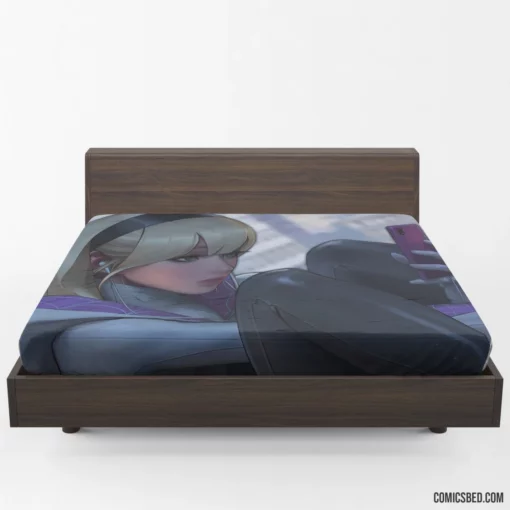 Spider-Gwen Gwen Stacy Adventures Comic Fitted Sheet