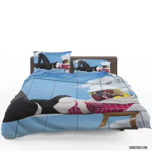 Spider-Gwen Marvel Arachnid Hero Comic Bedding Set