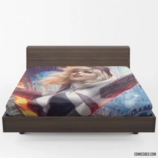 Spider-Gwen Marvel Web-Slinger Comic Fitted Sheet