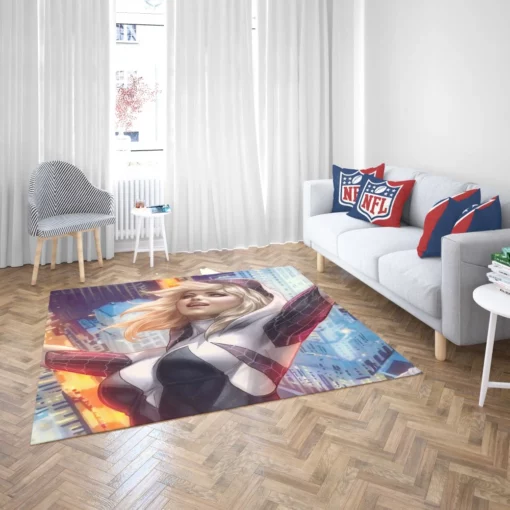 Spider-Gwen Marvel Web-Slinger Comic Rug 2