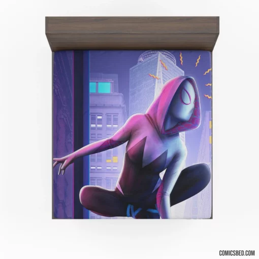 Spider-Gwen Marvel Web-Warrior Comic Fitted Sheet 1