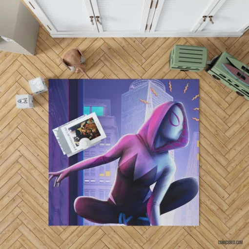 Spider-Gwen Marvel Web-Warrior Comic Rug