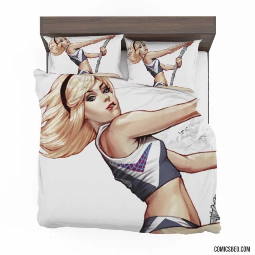 Spider-Gwen Music and Mayhem Chronicles Comic Bedding Set 1