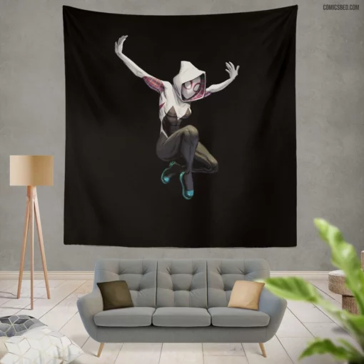 Spider-Gwen Wall-Crawling Tale Comic Wall Tapestry