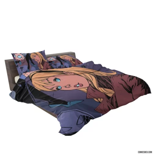 Spider-Gwen Web-Slinging Adventures Comic Bedding Set 2