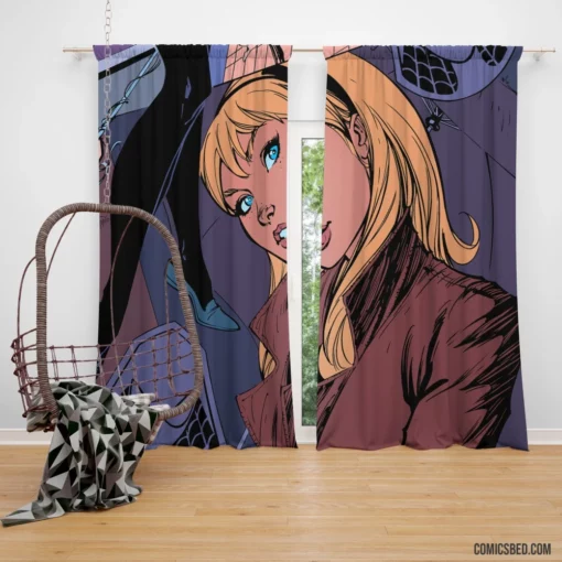 Spider-Gwen Web-Slinging Adventures Comic Curtain