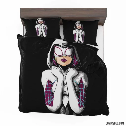 Spider-Gwen Webbed Adventures Comic Bedding Set 1