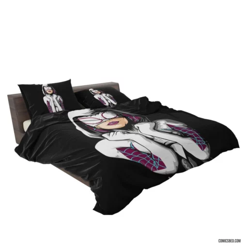 Spider-Gwen Webbed Adventures Comic Bedding Set 2