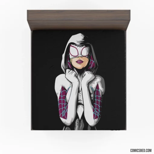 Spider-Gwen Webbed Adventures Comic Fitted Sheet 1