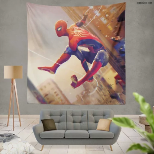 Spider-Man 2099 Future in Peril Comic Wall Tapestry