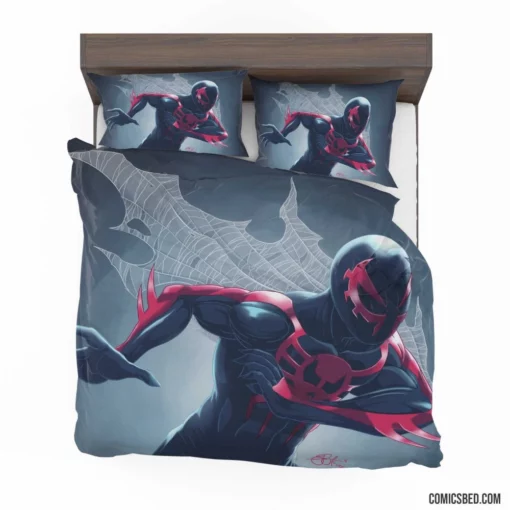 Spider-Man 2099 Futuristic Web-Slinger Comic Bedding Set 1