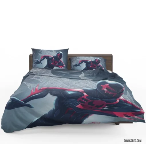 Spider-Man 2099 Futuristic Web-Slinger Comic Bedding Set