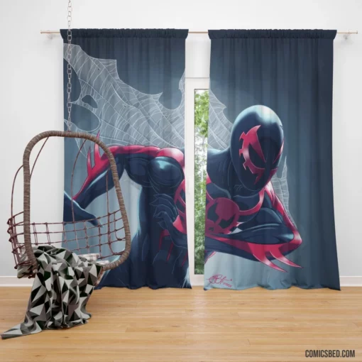 Spider-Man 2099 Futuristic Web-Slinger Comic Curtain