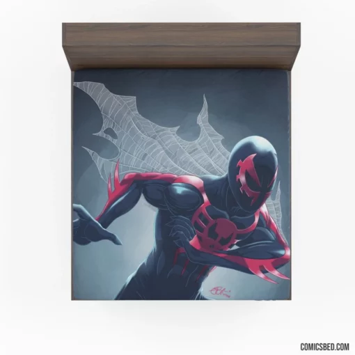 Spider-Man 2099 Futuristic Web-Slinger Comic Fitted Sheet 1