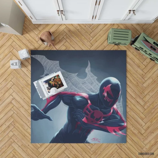 Spider-Man 2099 Futuristic Web-Slinger Comic Rug