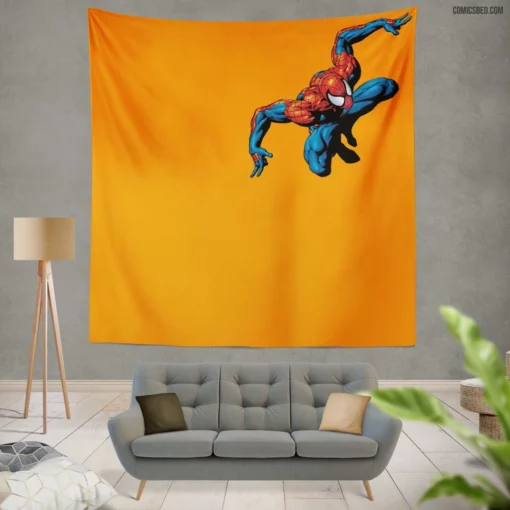 Spider-Man Arachnid Avenger Unleashed Comic Wall Tapestry