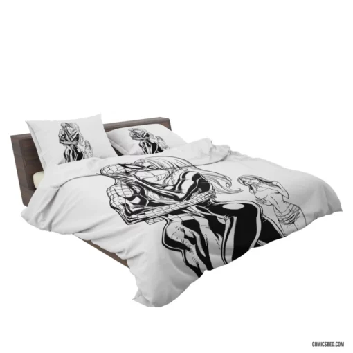 Spider-Man & Black Cat Mary Jane Watson Comic Bedding Set 2