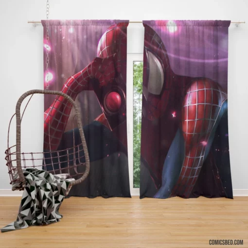 Spider-Man Camera Marvel Hero Comic Curtain