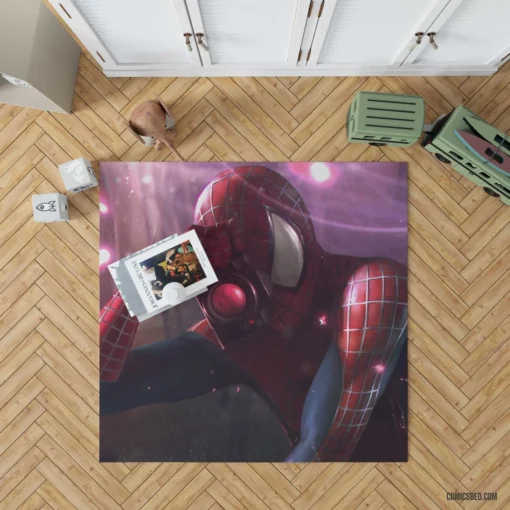 Spider-Man Camera Marvel Hero Comic Rug