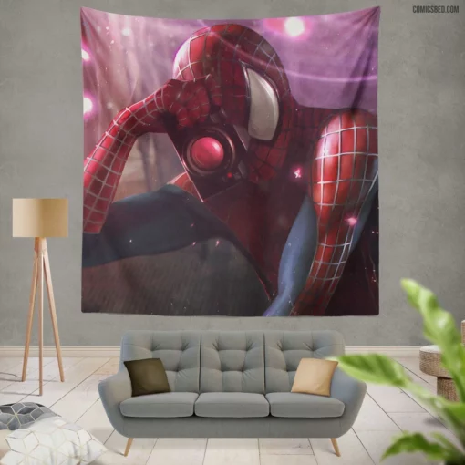 Spider-Man Camera Marvel Hero Comic Wall Tapestry