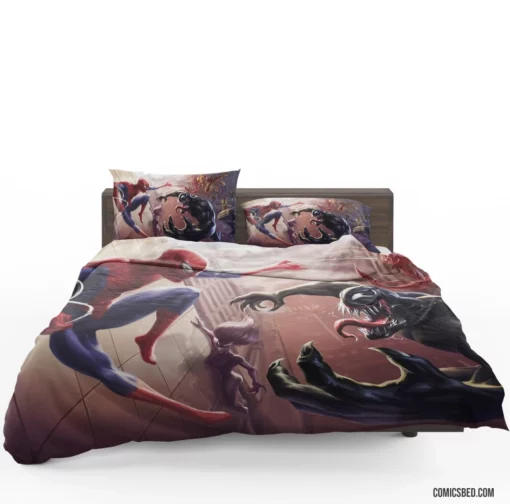 Spider-Man Carnage Marvel Villain Duo Comic Bedding Set