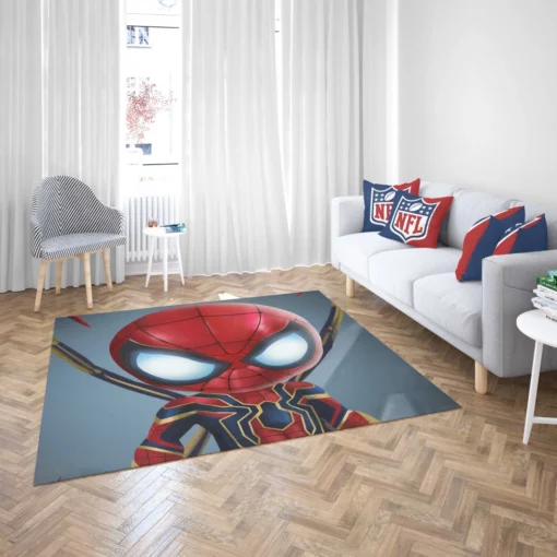 Spider-Man Chibi Iron Spider Marvel Duo Comic Rug 2