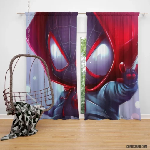 Spider-Man Chibi Marvel Mini Hero Comic Curtain