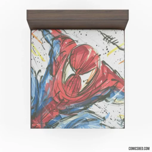 Spider-Man Chronicles Amazing Adventures Comic Fitted Sheet 1