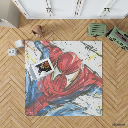 Spider-Man Chronicles Amazing Adventures Comic Rug