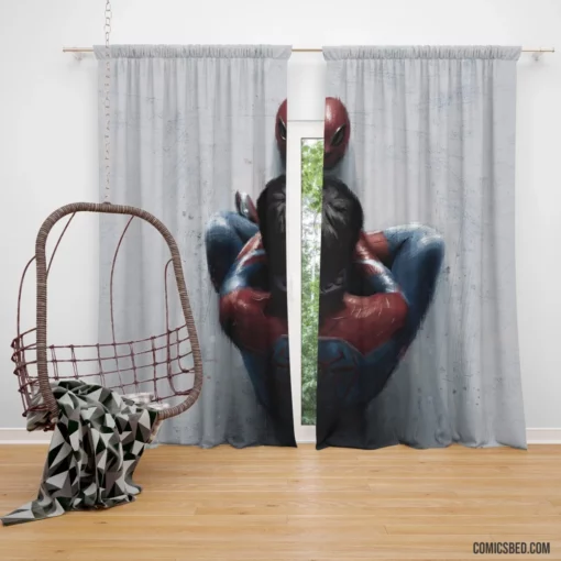 Spider-Man DC Encounter Marvel Hero Comic Curtain