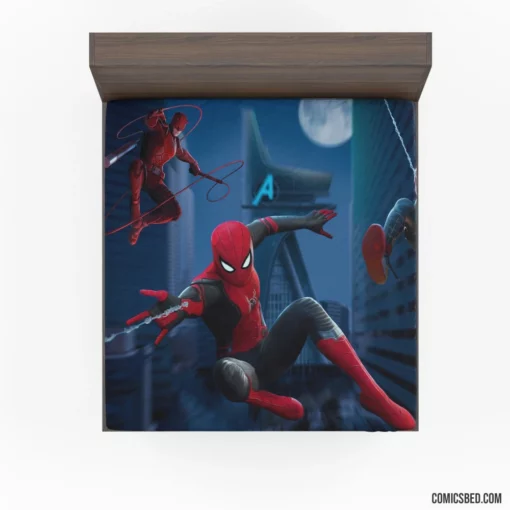 Spider-Man Daredevil Marvel Duo Comic Fitted Sheet 1