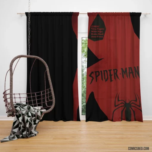 Spider-Man Endless Web-Slinging Feats Comic Curtain